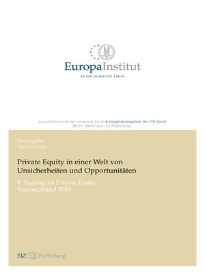 cover image of Private Equity in einer Welt von Unsicherheiten und Opportunitäten